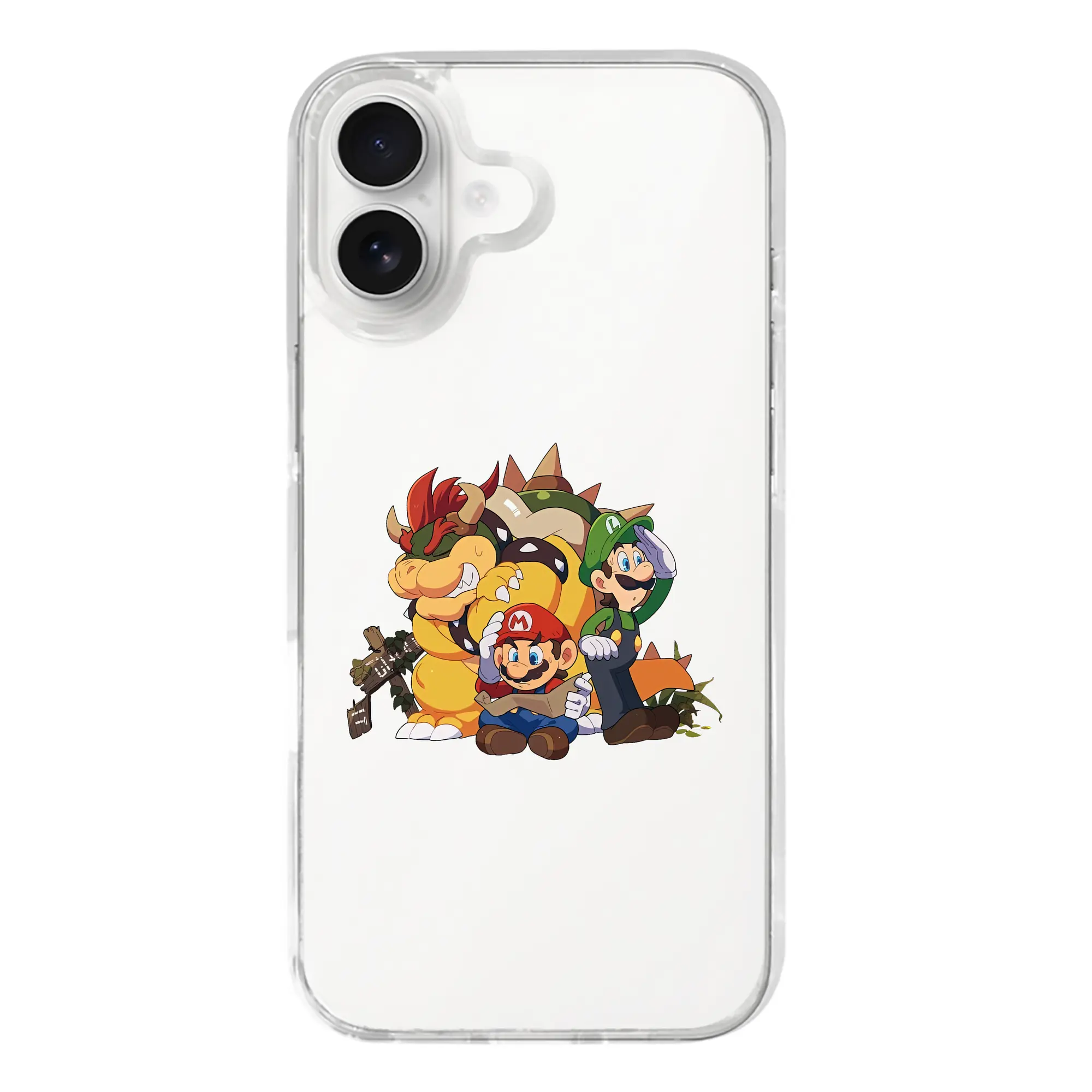 マリオ グッズ クッパ - iPhone 17シリーズ 透明スマホケース – 薄型・耐衝撃・精密フィット保護カバー